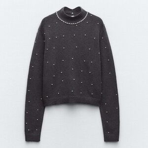 Zara Pearl Sweater
